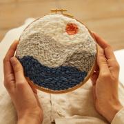 Meditazione in montagna - Kit Punch needle