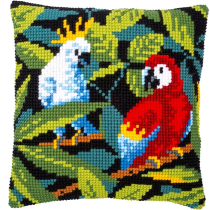 Cuscino: Uccelli tropicali