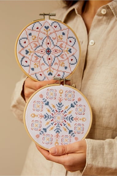 Mandala Meditativo - Duo Kit Punto Croce