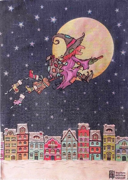 Asciugapiatti - La Befana arcobaleno - NO Aida