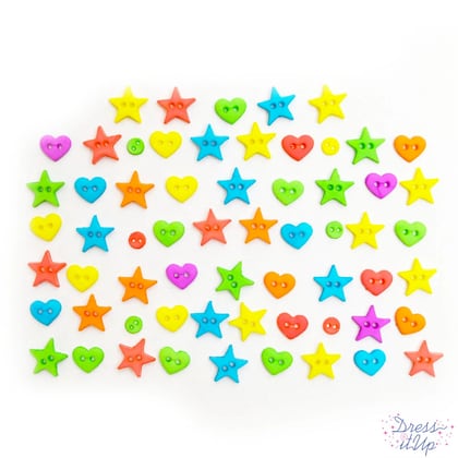 Micro Shapes Neon Mix - 7703