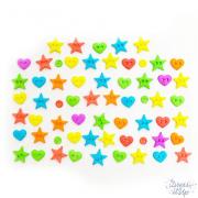 Micro Shapes Neon Mix - 7703
