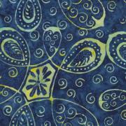Batik - Dark Blue Symbols