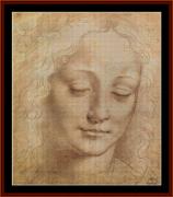 Leonardo - Testa femminile