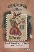 Rustic Book Lover's Santa