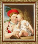 A Wet Nurse and a Baby, 1830s (Aleksey Venetsianov)