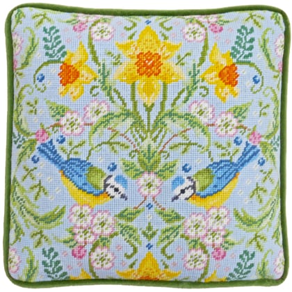 Cuscino - Spring Blue Tits