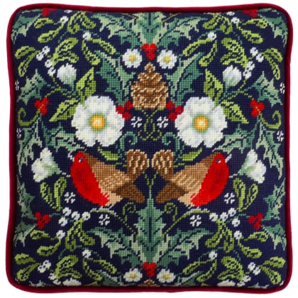 Cuscino - Winter Robins