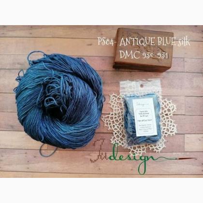 Filo in seta - Antique blue