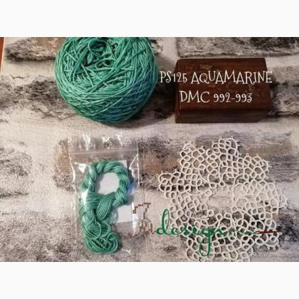Filo in seta - Aquamarine