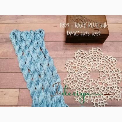 Filo in seta - Baby blue