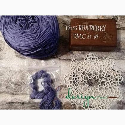 Filo in seta - Blueberry