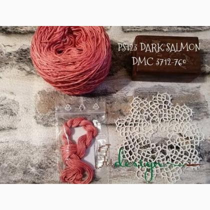 Filo in seta - Dark salmon