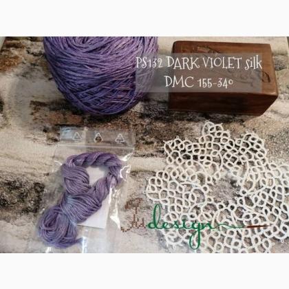 Filo in seta - Dark violet