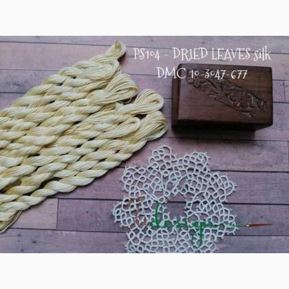 Filo in seta - Dried leaves