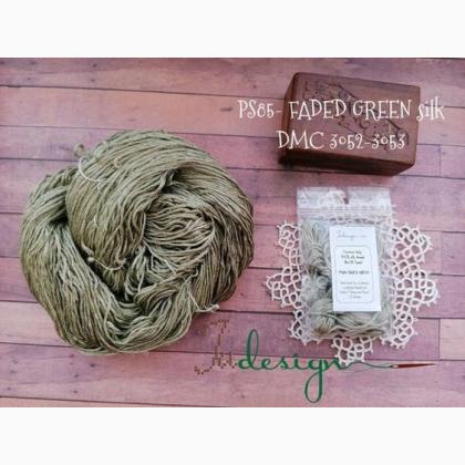 Filo in seta - Faded green