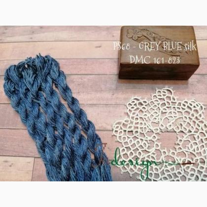 Filo in seta - Grey blue