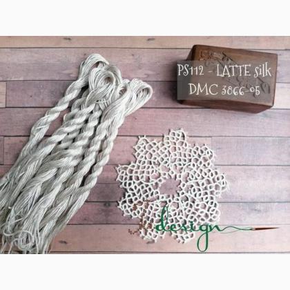 Filo in seta - Latte