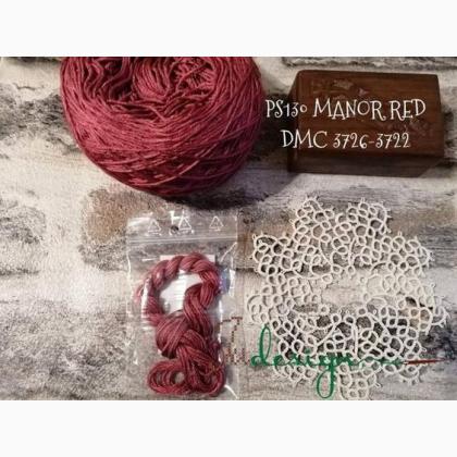 Filo in seta - Manor red
