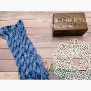 Filo in seta - Cornflower blue