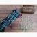 Filo in seta - Teal-fuchsia