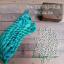 Filo in seta - Teal-turquoise