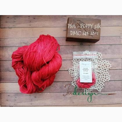 Filo in seta - Poppy