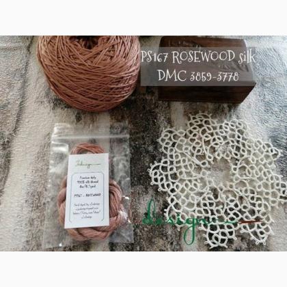 Filo in seta - Rosewood