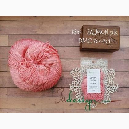 Filo in seta - Salmon