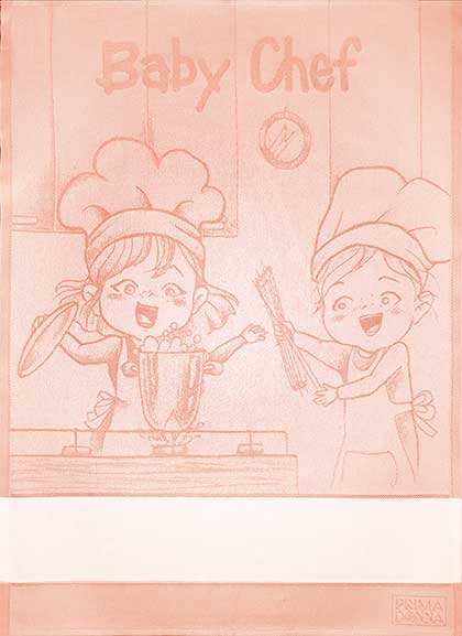 Asciugapiatti - Baby Chef - Pesca