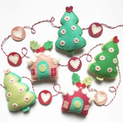 Kit feltro Case e Alberi di Natale