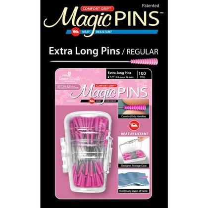 Spilli per Appliqué - Magic 0.6mm Extra-Long Regular