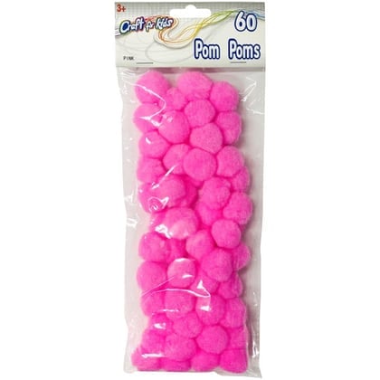 Pompons 25mm - Rosa