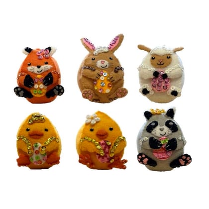 Kit decorazioni feltro - Amici di Pasqua