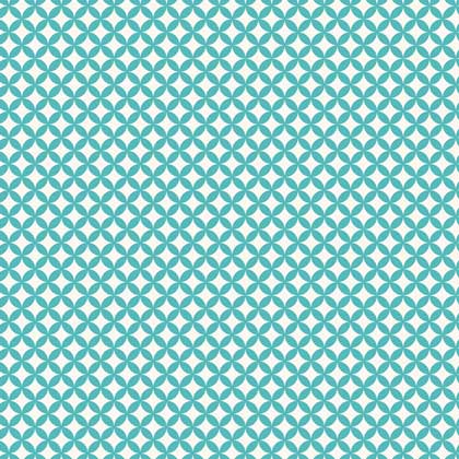 Geometric Circular Aqua