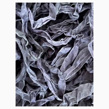 Mayflower Grey Crinkle Ribbon (2yds)