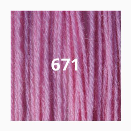 Crewel Wool - Bubble Gum Pink 671