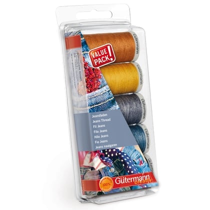 Set di fili da cucito per jeans