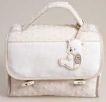 Beauty case - Pois 3D - Tortora