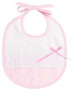 Bavaglino Tartan - Pois 3D Righe - Rosa
