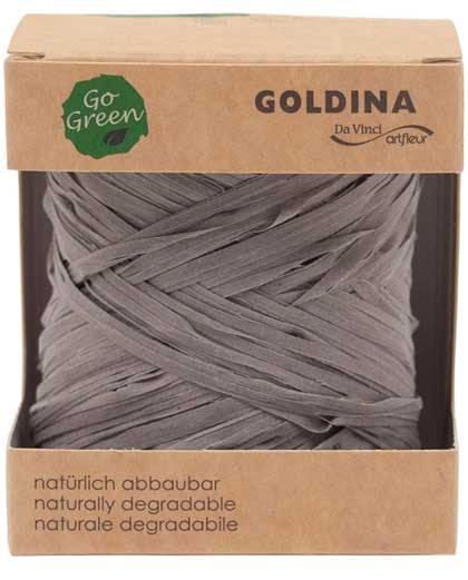 Nature Rafia - Grigio-Marrone