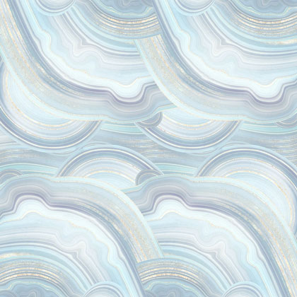 Tela Aida Stampata 14ct - effetto Agata Blu 38X46CM