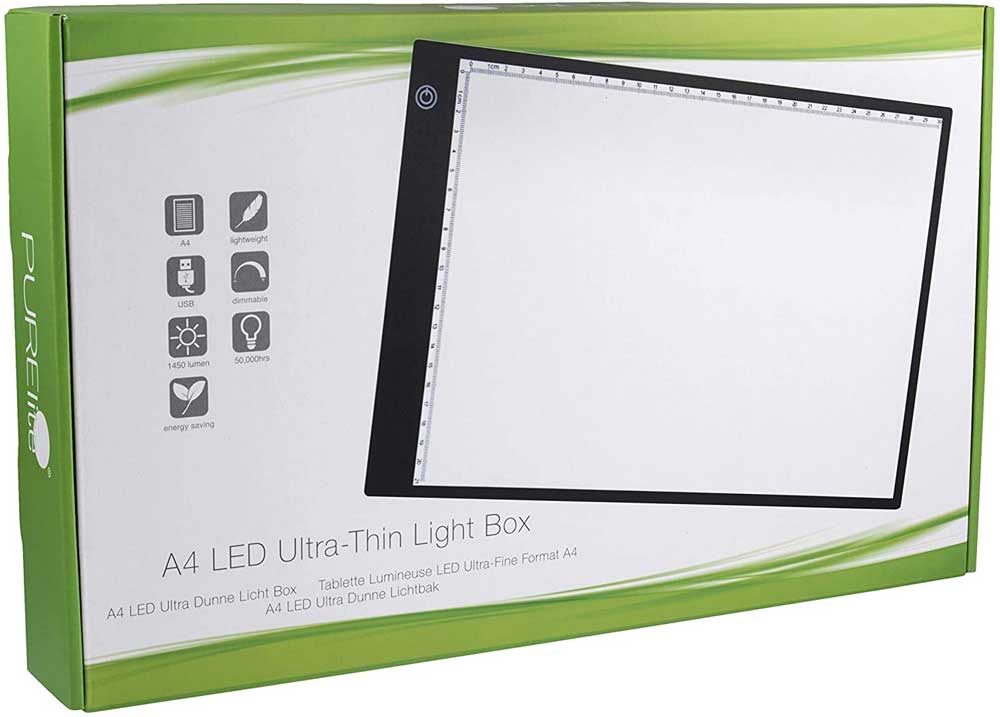 Tavoletta luminosa A4 a LED da PureLite - Lampade e Lenti