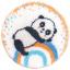 Zerbino - Panda sull'arcolbaleno
