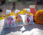Sacchettini Poutpourri: Conigli di Pasqua in un giardino