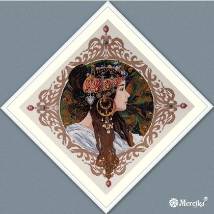 Brunette (Mucha)