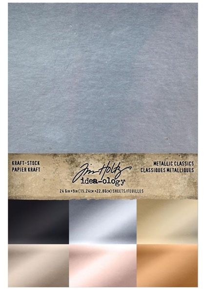 Idea-Ology Kraft Cartoncini - Colori metallic classici