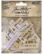 Idea-Ology Pacchetto Ephemera - Strisce numeriche