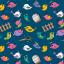 Mini Birds Blue