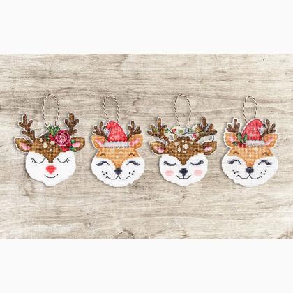 Decorazione Foxes and Deer